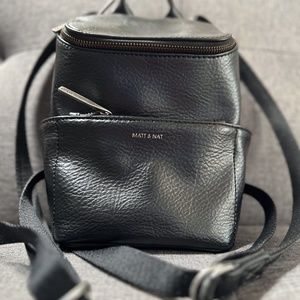 Matt and Nat Brave Mini Black Backpack